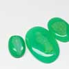 Natural Green Druzy Smooth Polished Oval Gemstone Quantity 3 Gem & Sizes from 22-40mm approx. ruzy is a fine coating of crystals on a Gems surface, vein or geode. Commonly used for sparkling jewelry. Treatments like coating or dying are also an acceptable treatment in this gem. 